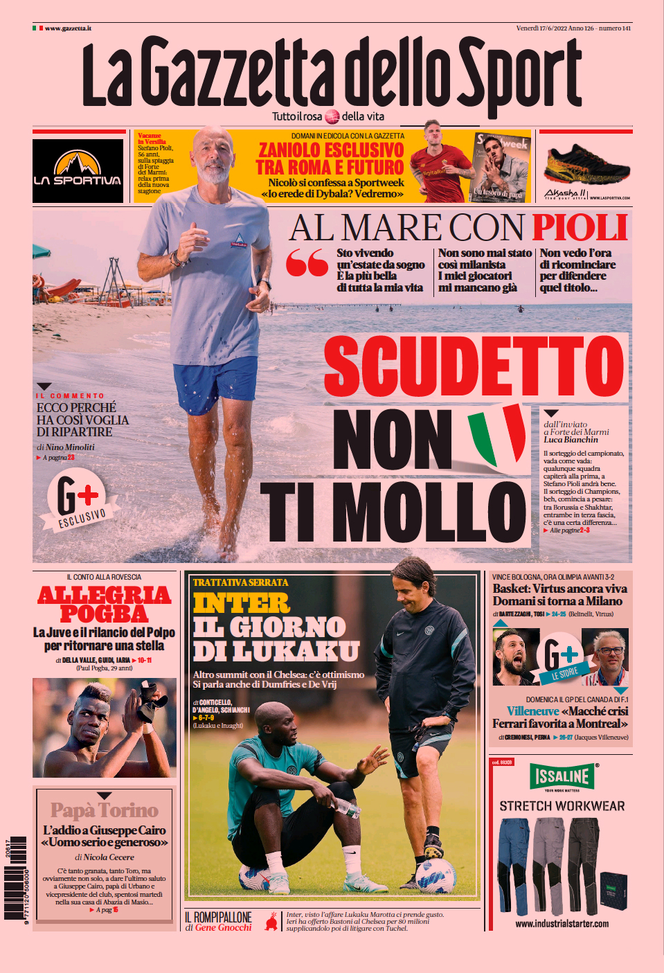 Маротта на обгоне. Заголовки Gazzetta, TuttoSport и Corriere за 17 июня