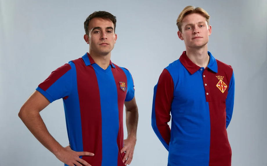«Барселона» представила линейку ретро-футболок