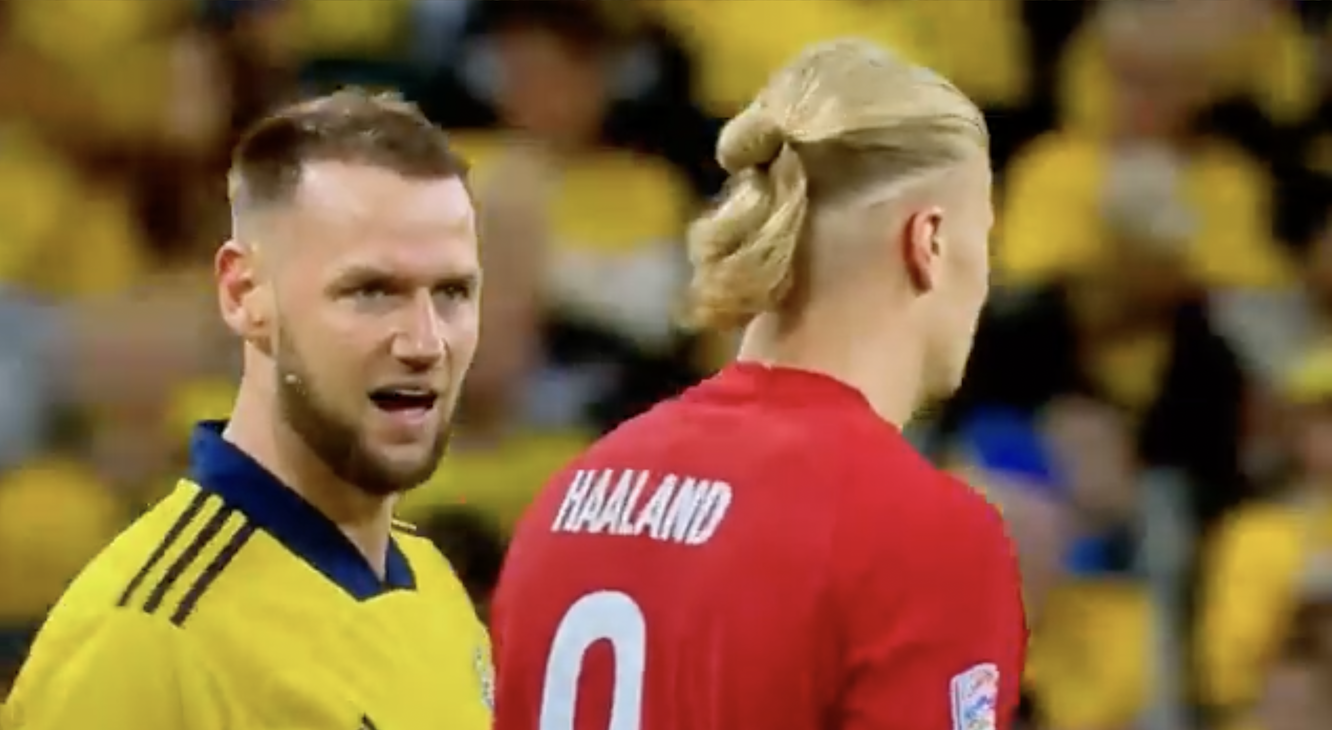 Холанд наехал на защитника сборной Швеции – говорит, что тот назвал его шлюхой. Швед все отрицает, но объяснения странные