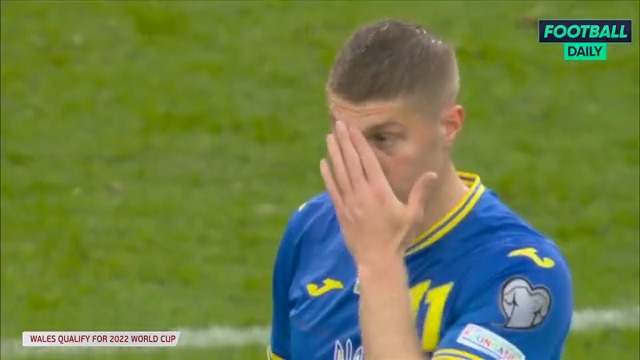 Пока Уэльс сходил с ума: эмоции игроков Украины через секунду после свистка